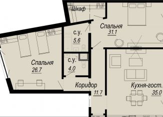 Продаю 2-комнатную квартиру, 116.2 м2, Санкт-Петербург, муниципальный округ Аптекарский Остров