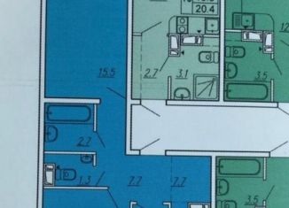 Продается двухкомнатная квартира, 59 м2, Ростов-на-Дону, ЖК Скай Парк, улица Нансена