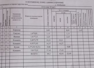 Продажа 3-ком. квартиры, 64.1 м2, село Шебалино, улица Павла Кучияк, 20