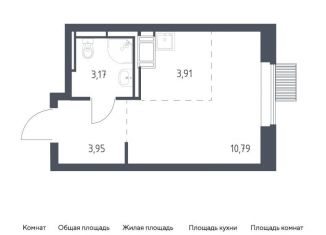 Продается квартира студия, 21.8 м2, Московская область