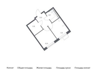 1-ком. квартира на продажу, 35.8 м2, Москва