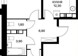 Продажа 2-комнатной квартиры, 58.1 м2, Ростовская область