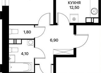 Продаю 2-комнатную квартиру, 58.6 м2, Ростовская область