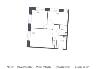 Продается двухкомнатная квартира, 71.1 м2, Москва, Стремянный переулок, 2, район Замоскворечье