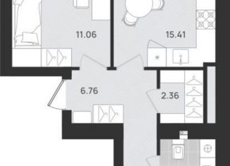 Продажа 2-комнатной квартиры, 55.1 м2, Калининград