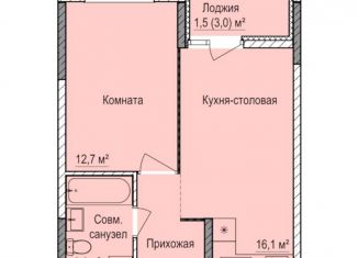 Продается однокомнатная квартира, 37.5 м2, Ижевск