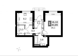 Продажа 1-комнатной квартиры, 58.3 м2, Апрелевка, ЖК Парк Апрель