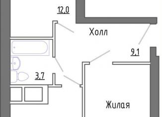 Продам 2-комнатную квартиру, 51.3 м2, Московская область, жилой комплекс ЗаМитино, к1