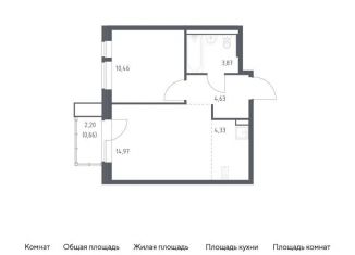 Продаю 1-комнатную квартиру, 38.9 м2, Московская область