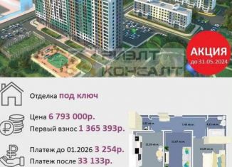Продаю двухкомнатную квартиру, 46.5 м2, Омская область, улица Завертяева, 18к11