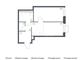 Продается 1-комнатная квартира, 40 м2, Владивосток, Первореченский район, улица Сабанеева, 1.2