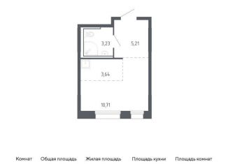 Продается квартира студия, 22.8 м2, Тюмень, жилой комплекс Чаркова 72, 2.2