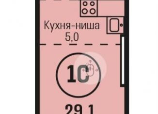 Продам квартиру студию, 29.1 м2, Алтайский край