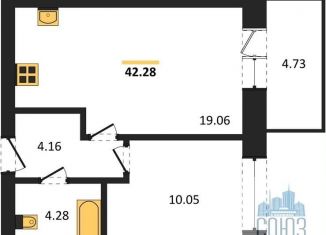 Продается 1-ком. квартира, 42.3 м2, Богучар