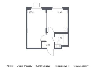 Продается 1-ком. квартира, 32.3 м2, Московская область, жилой комплекс Люберцы 2020, к70