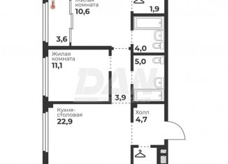 Продажа 2-комнатной квартиры, 66.7 м2, Челябинск, Калининский район