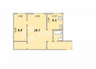 Продам 2-комнатную квартиру, 44 м2, Мурманская область, улица Адмирала Флота Лобова, 1
