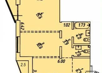 Продается 2-комнатная квартира, 61.3 м2, рабочий поселок Маркова, квартал Стрижи, 15