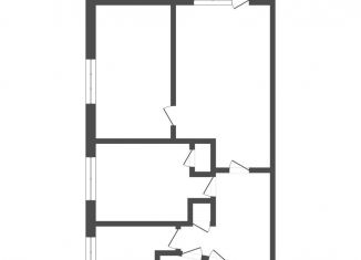 Продажа трехкомнатной квартиры, 51.3 м2, Тюмень, Курская улица, 3, Центральный округ