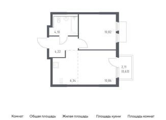 Продаю однокомнатную квартиру, 37 м2, Московская область, Каширское шоссе - Молоково - Андреевское