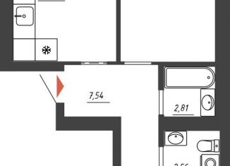 Двухкомнатная квартира на продажу, 55.9 м2, Тольятти, Итальянский бульвар