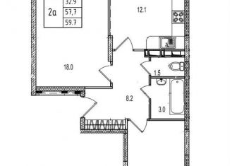 Продам 2-ком. квартиру, 62 м2, Ногинск