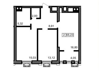 Продается 2-комнатная квартира, 65.2 м2, Волгоград, Дзержинский район