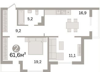 Продается 2-ком. квартира, 61.6 м2, Краснодар, Войсковая улица, 4к13