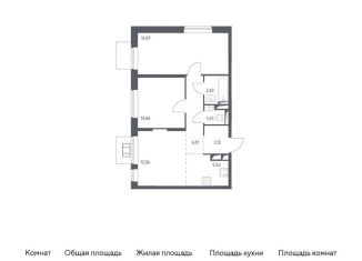 Продажа двухкомнатной квартиры, 58.4 м2, Московская область, улица Мезенцева, 11