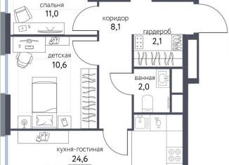 Продаю 3-комнатную квартиру, 63.3 м2, Москва, ВАО, Тагильская улица, 4В