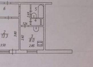 Продается двухкомнатная квартира, 52 м2, Балабаново, улица Гагарина, 21