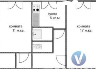 2-комнатная квартира на продажу, 44.8 м2, Пермь, Грузинская улица, 13, Дзержинский район