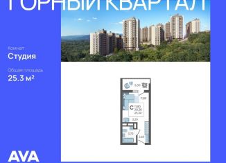 Продается квартира студия, 25.3 м2, село Раздольное