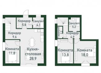 Продам 4-комнатную квартиру, 99.2 м2, Челябинская область, Спортивная улица, 20