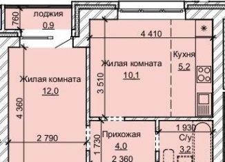 2-ком. квартира на продажу, 35.4 м2, Барнаул, Центральный район