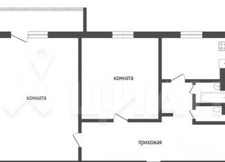2-комнатная квартира на продажу, 47.5 м2, Республика Башкортостан, улица Островского, 46