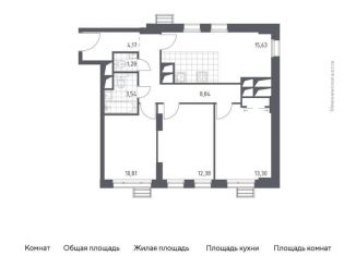 Продам двухкомнатную квартиру, 70 м2, Красногорск, жилой комплекс Спутник, к14