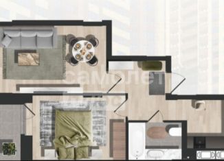 Продается двухкомнатная квартира, 48.7 м2, Липецк, Московская улица, 159к1, ЖК Приоритет