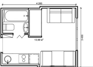 Продается квартира студия, 14 м2, Сочи, Курская улица, 79