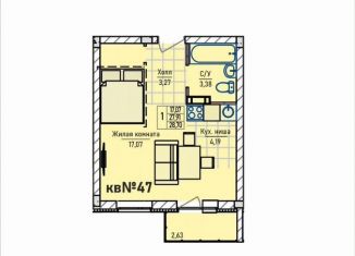 Продается квартира студия, 28.7 м2, сельский посёлок Новинки, Инженерный проезд, 7к2, ЖК Стрижи