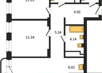 Продается 2-комнатная квартира, 69.7 м2, Новосибирск, метро Речной вокзал, Ленинградская улица, 342