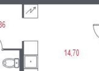 Продажа квартиры студии, 23.4 м2, Пушкин