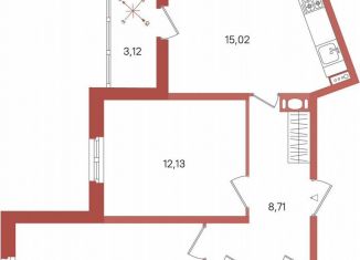 Продажа двухкомнатной квартиры, 57.5 м2, Сертолово