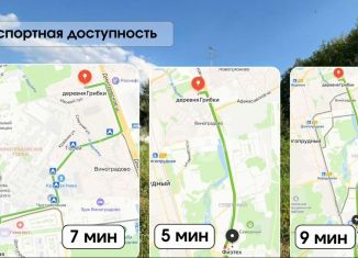 Продаю земельный участок, 8.1 сот., деревня Грибки