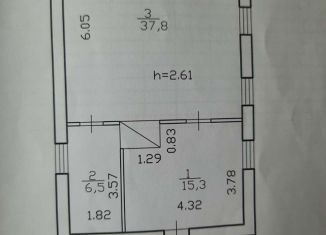 Продается дом, 59.6 м2, посёлок городского типа Новокручининский