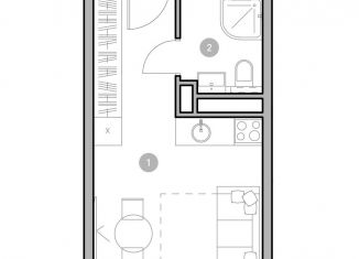 Продам квартиру студию, 21 м2, Москва, Головинский район, Михалковская улица, 50