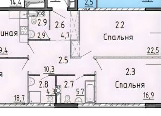 3-комнатная квартира на продажу, 105.4 м2, Москва, Винницкая улица, 8к3, ЖК Настоящее