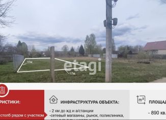 Продам земельный участок, 8.9 сот., Костерёво, Школьная улица, 2