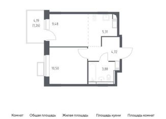 Продается двухкомнатная квартира, 35.2 м2, поселение Рязановское, ЖК Алхимово