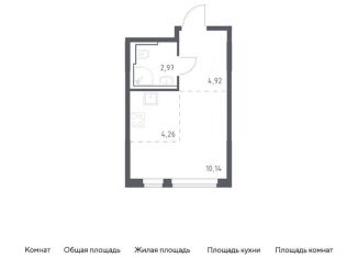 Продажа квартиры студии, 22.3 м2, село Остафьево, жилой комплекс Остафьево, к3